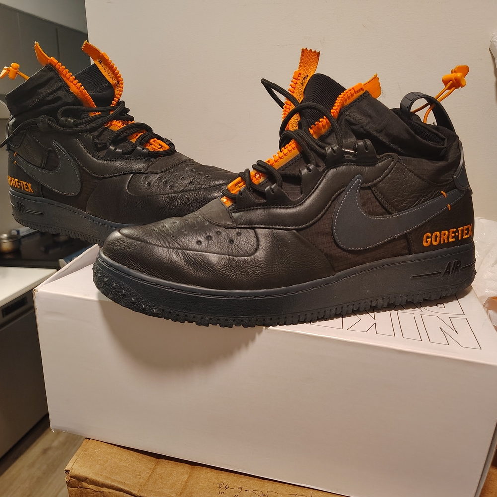Size 14 - Gore-Tex x Nike Air Force 1 WTR Boot. High The 10TH Read (Below) - Picture 11 of 13